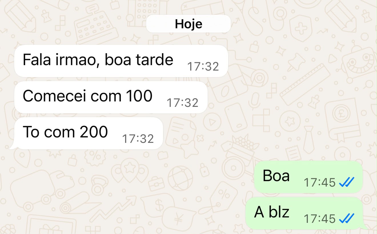 Depoimento de aluno