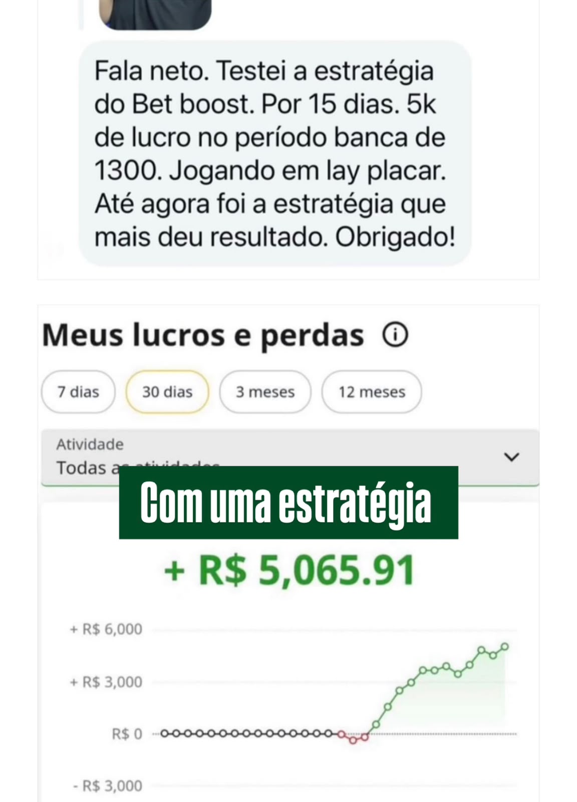 Depoimento de aluno